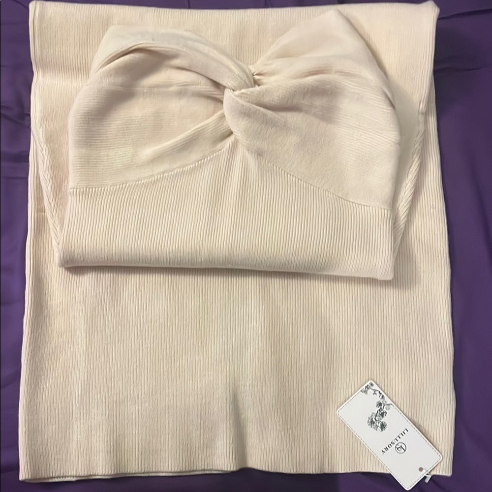 sleeveless knit sweater dress